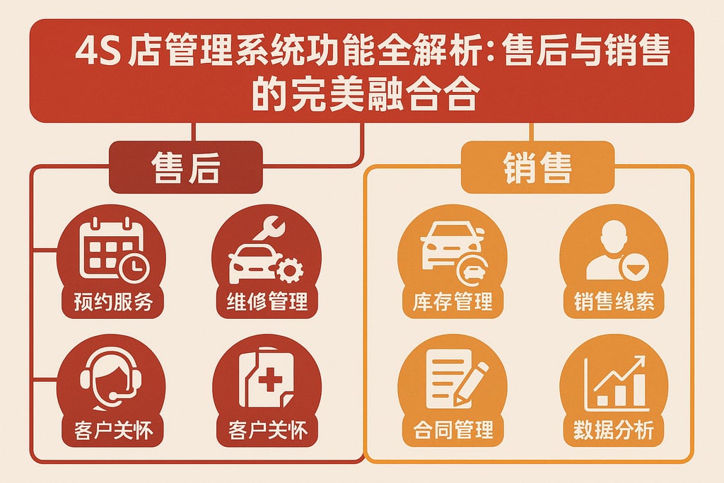 4S 店管理系统功能全解析：售后与销售的完美融合